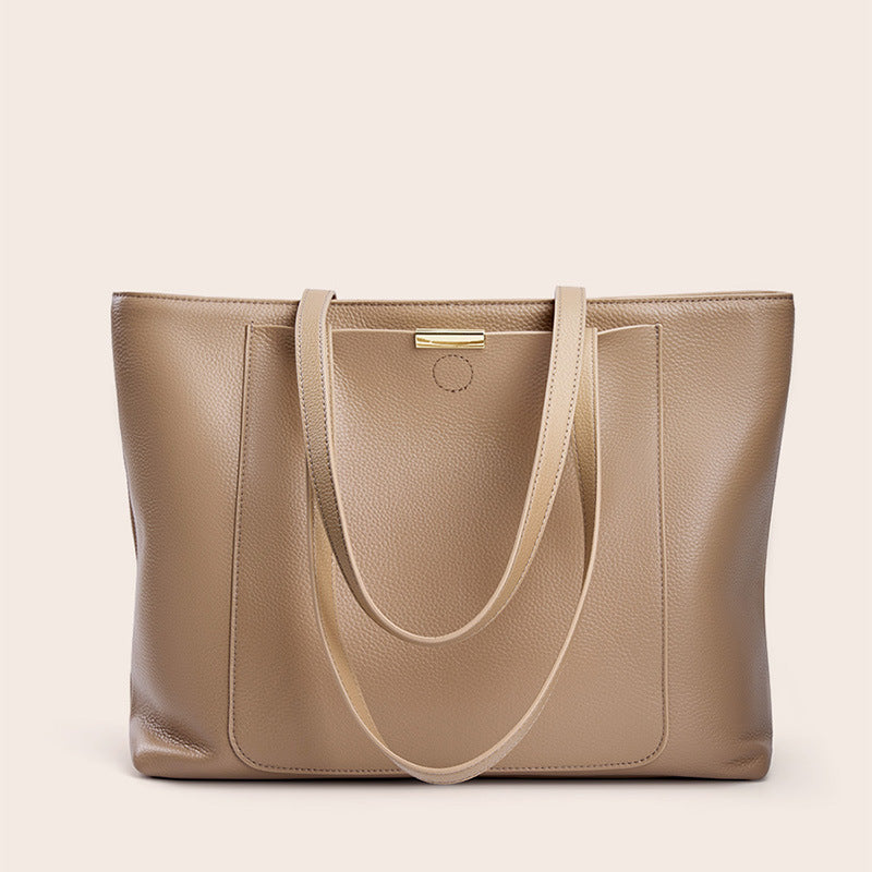 Leather Cowhide Large Capacity Genuine Leather Women's shoulder Tote satchel hobo crossbody handbag Bag Fashionista Leather Bag