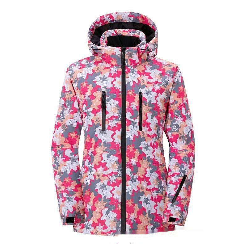 Waterproof Ski Jacket Men Women Winter Warm Windproof Thick Snow Coat Unisex Outdoor