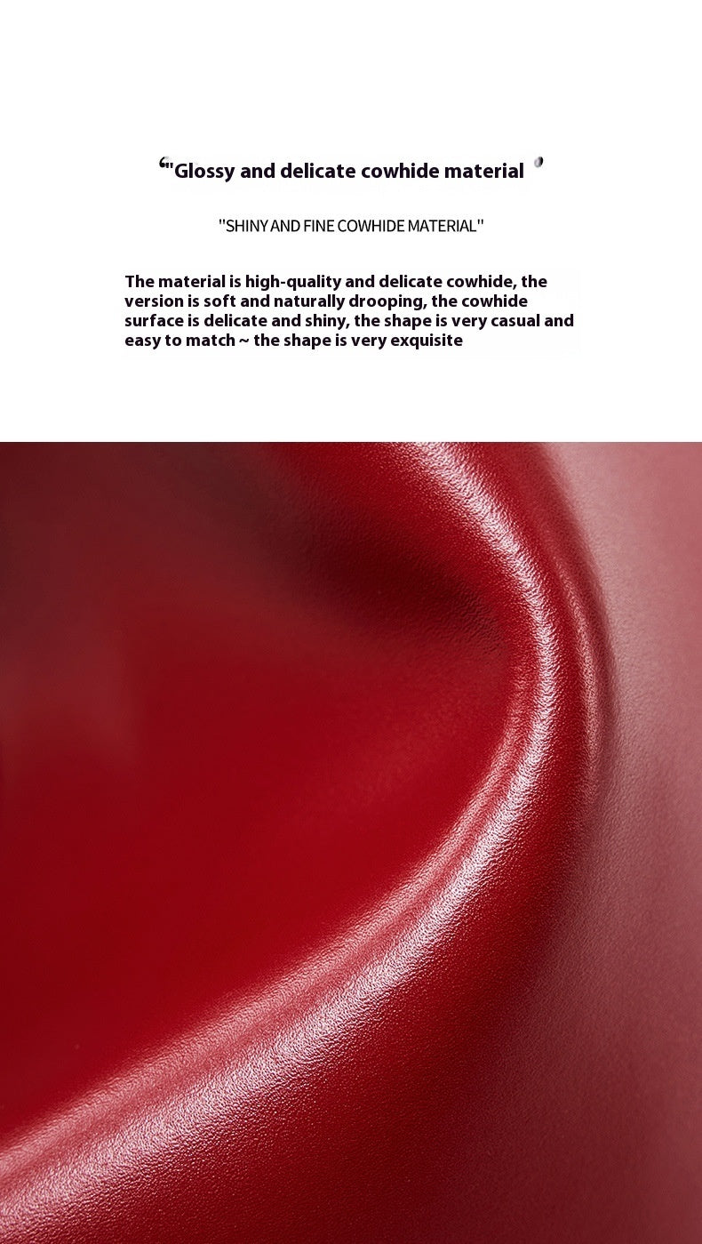 Genuine Leather Half Moon Bag Crescent Shoulder Crossbody Underarm Clutch Bag UK