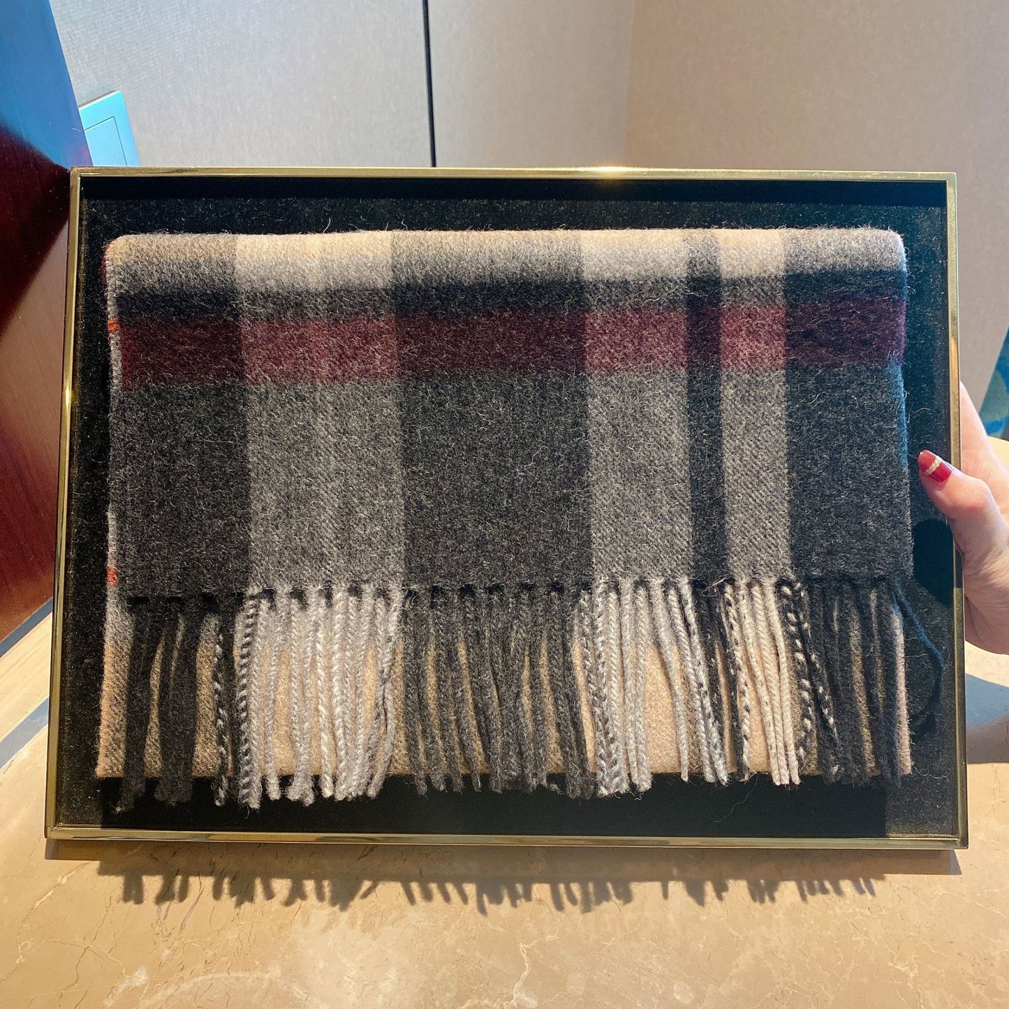 Edinburgh Scotland Edinburgh Plaid Scarf Winter New Wool Cashmere Warm wool scarves shawl dress