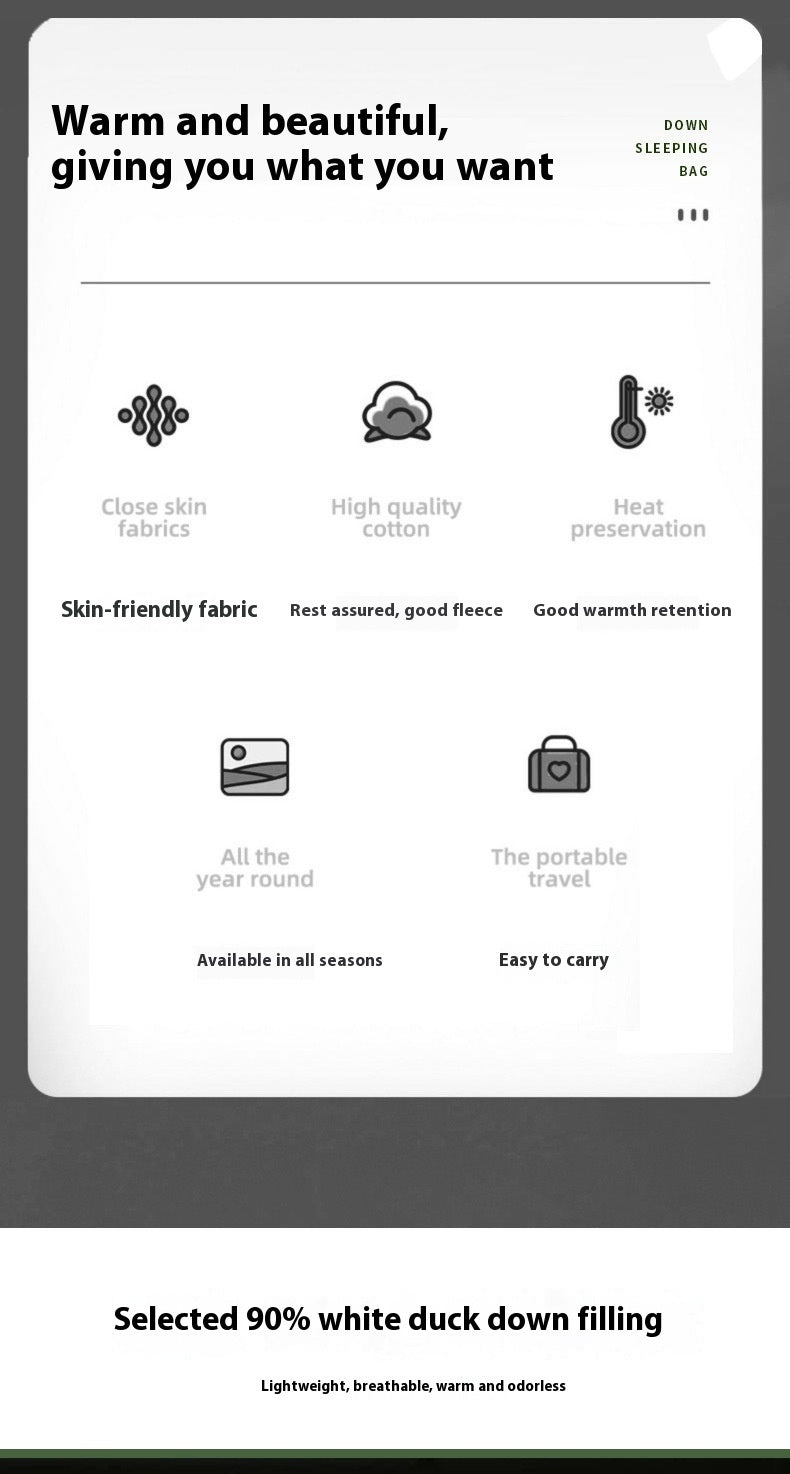 Ultralight Mummy Goose - Down-filled Sleeping Bag - Climbing Hiking Mountaineering Tactical Army Winter Survival bag with storage bag - waterproof wear resistant Tearproof Durable - 400g to 3000g down sleeping pods - emergency winter snow survival gear x