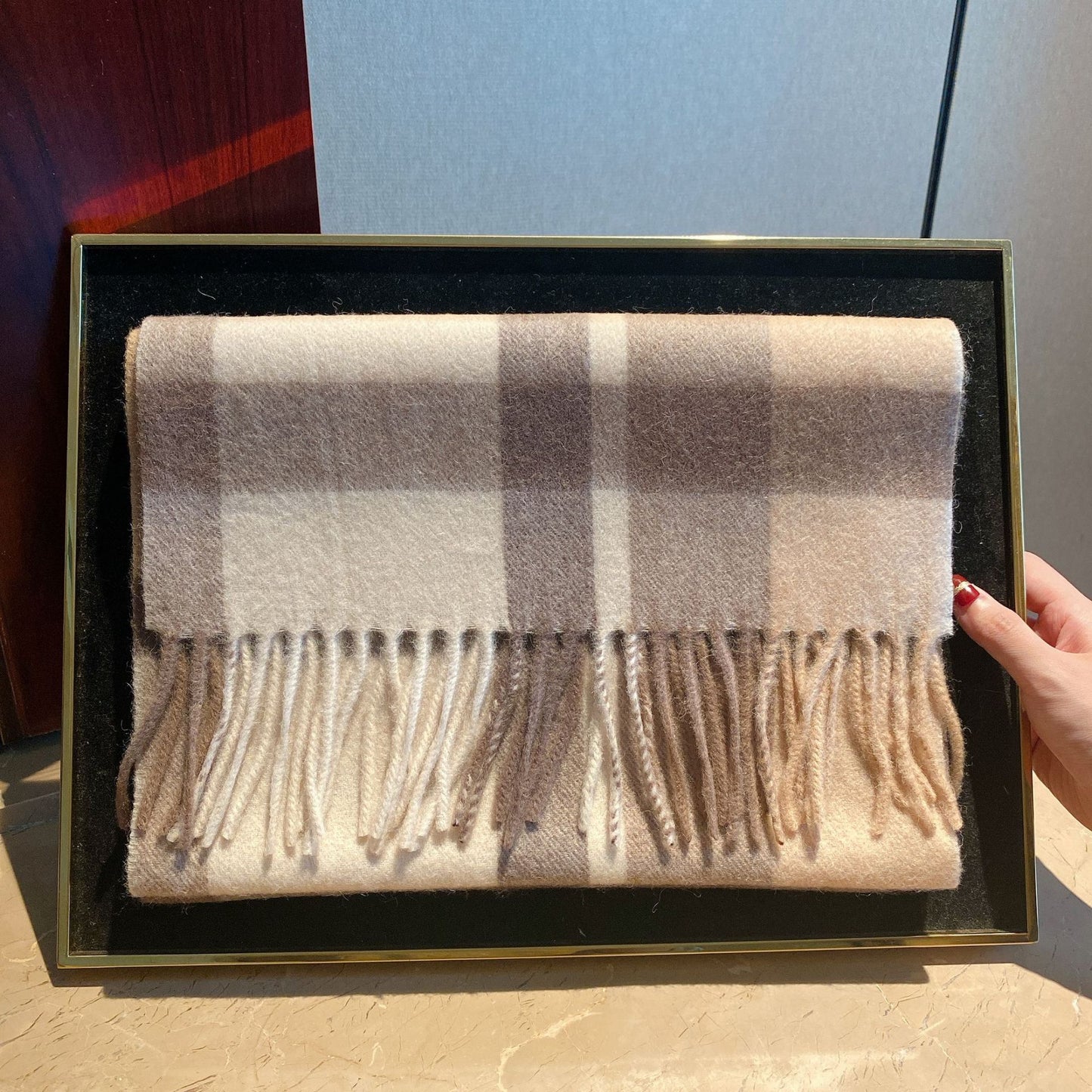 Edinburgh Scotland Edinburgh Plaid Scarf Winter New Wool Cashmere Warm wool scarves shawl dress