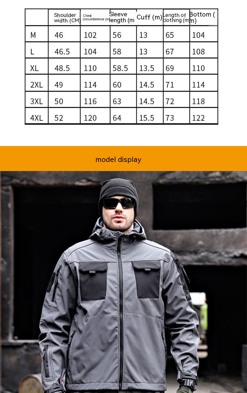 2024 Improved Version of Trending Mens Combat Waterproof Warm Hooded Jacket Outdoor Tactical Coat With PANT Set UK - PLUS SIZE AVAILABLE - CHRISTMAS SPECIAL