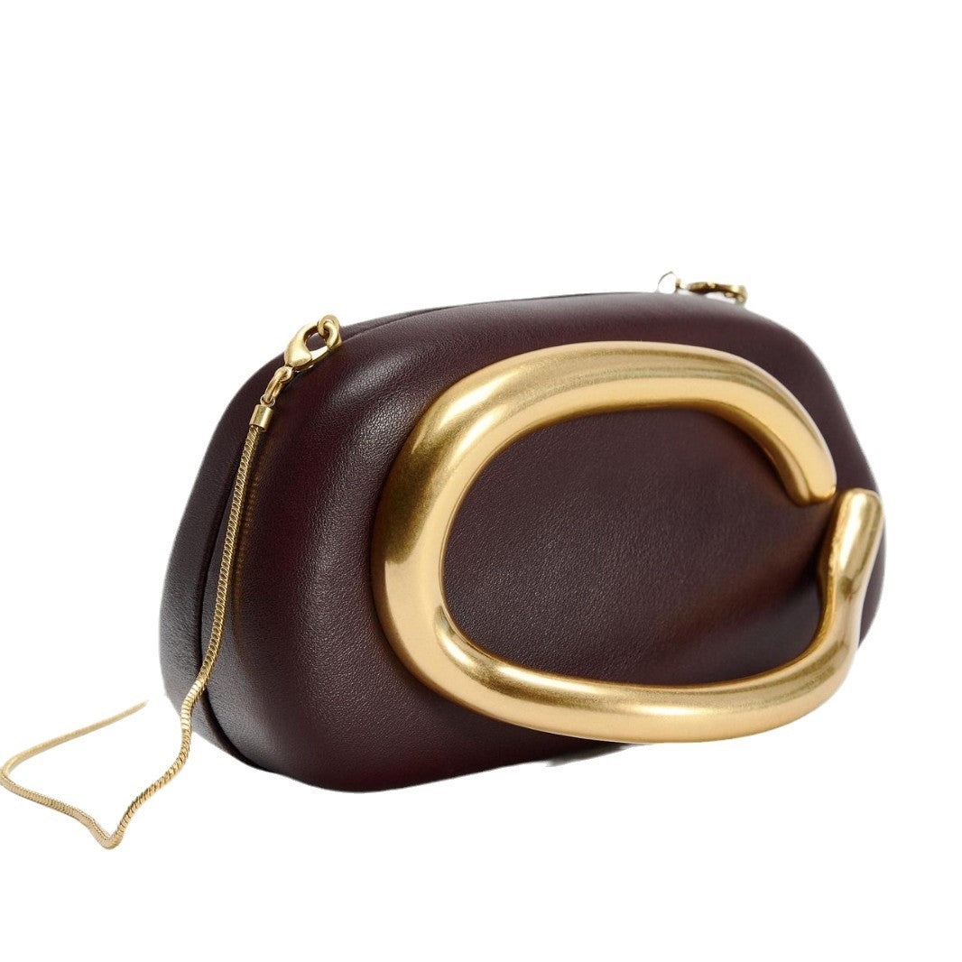 Hot sale ELEGANT PRETTY UNIQUE Retro Metal Buckle Decorative Clutch party prom Box Bag crossbody purse uk - FREE UK USA DELIVERY