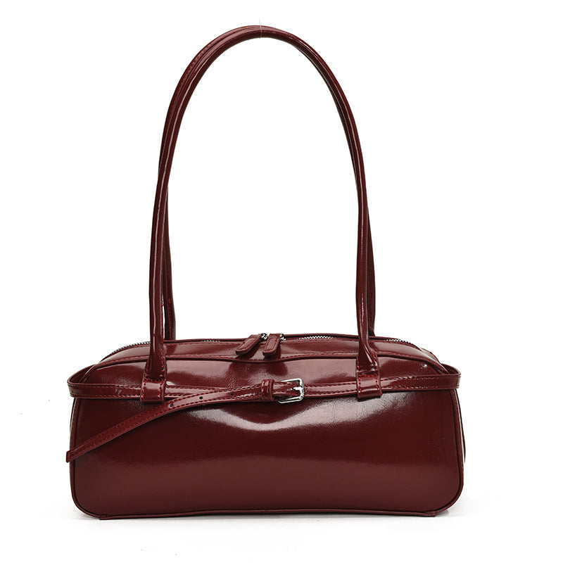 Women's / Ladies Hot Selling/ Best sellers on AmaZon , Stunning sandwich Boston style Leather Bag Handbag Underarm clutch Tote trendy sandwich bag