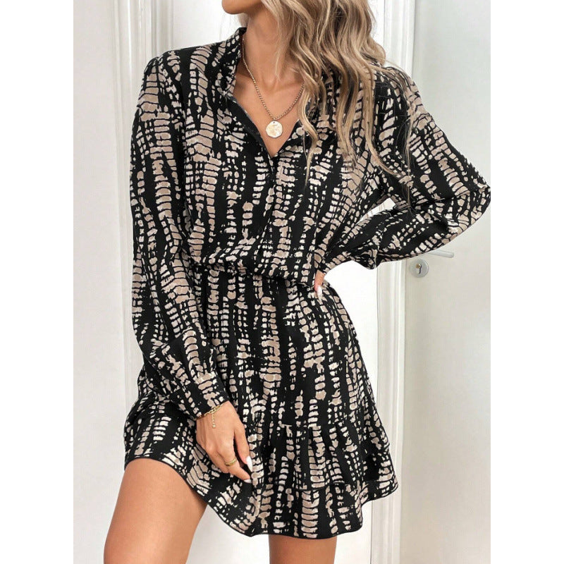 ✨ Women's Elegant Printed Ruffle Midi Dress – Perfect for Summer Beach travel Getaways ✨