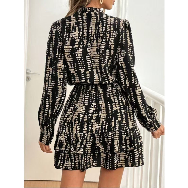✨ Women's Elegant Printed Ruffle Midi Dress – Perfect for Summer Beach travel Getaways ✨