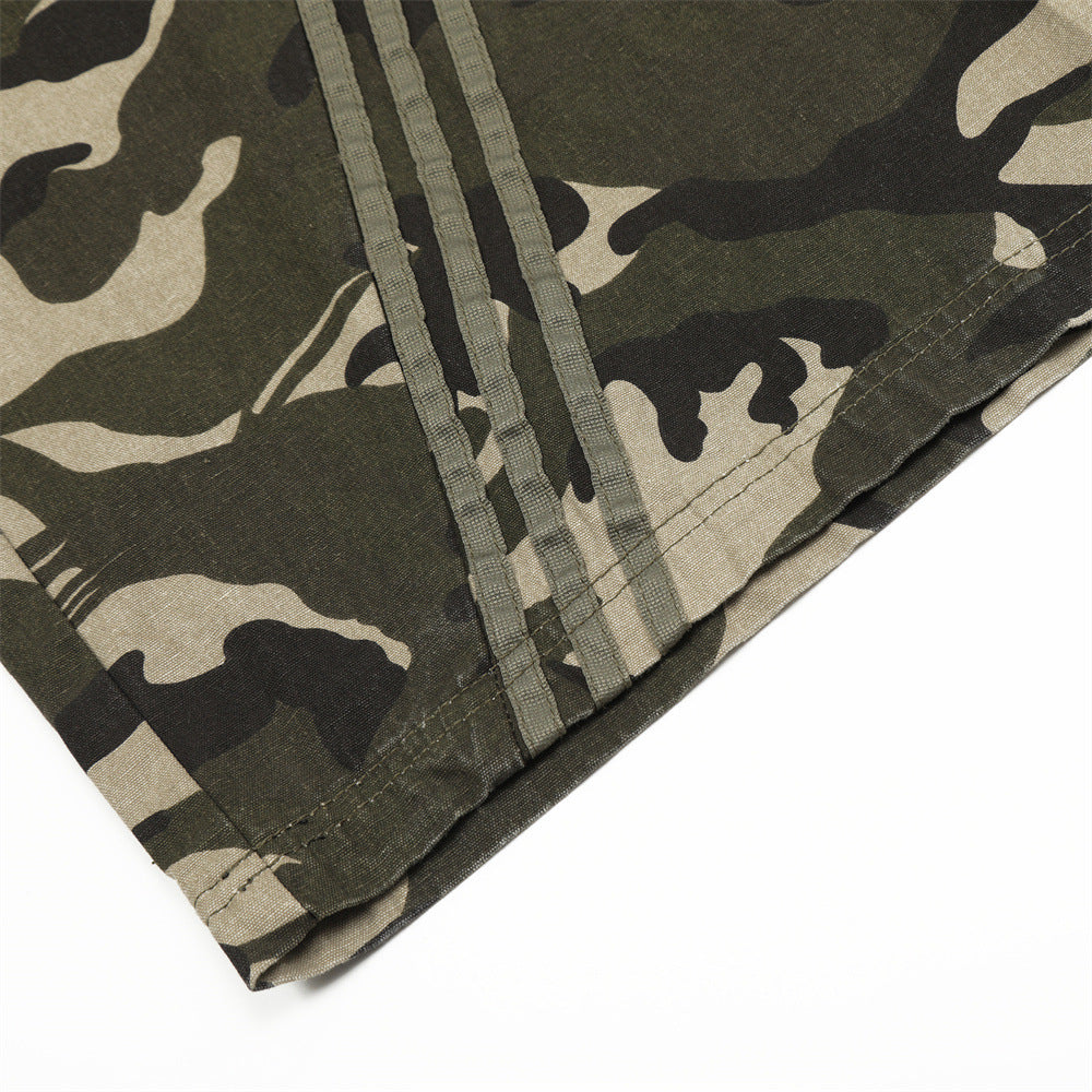Latest Hot Selling Camouflage Cargo Men's Loose Straight Casual Pants travel friendly comfy jeans Joggers