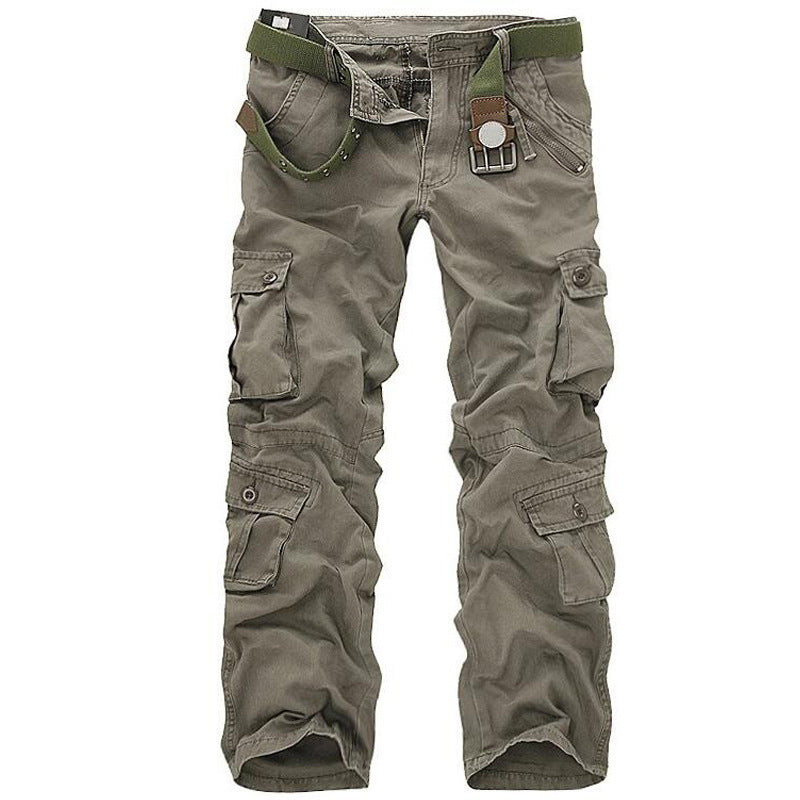 Ladies Cargo Hip Hop Trousers Pants Loosen Outdoor Military Pocket Retro Casual cargo style pants