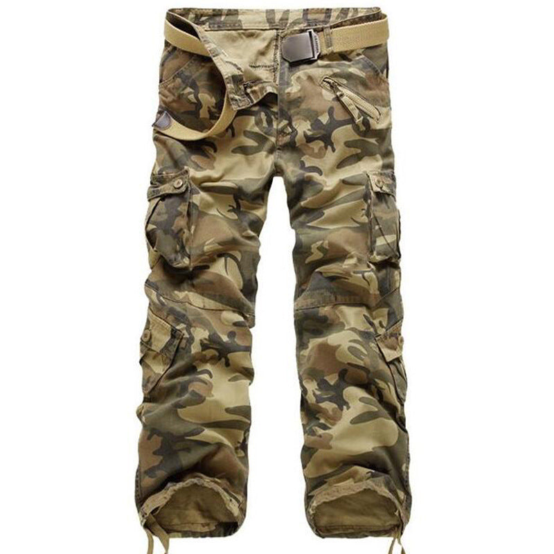 Ladies Cargo Hip Hop Trousers Pants Loosen Outdoor Military Pocket Retro Casual cargo style pants