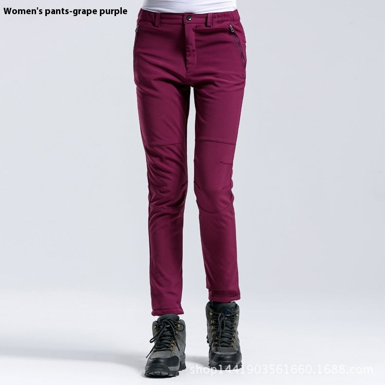 Autumn And Winter Tactical Pants Men And Women Outdoor Thickened Couple