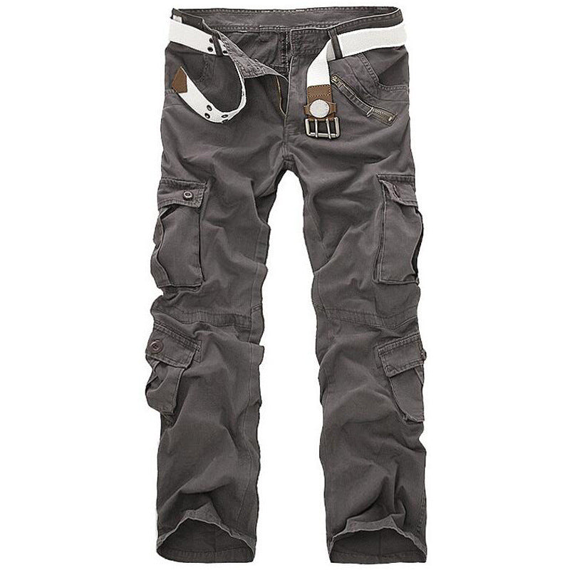 Ladies Cargo Hip Hop Trousers Pants Loosen Outdoor Military Pocket Retro Casual cargo style pants
