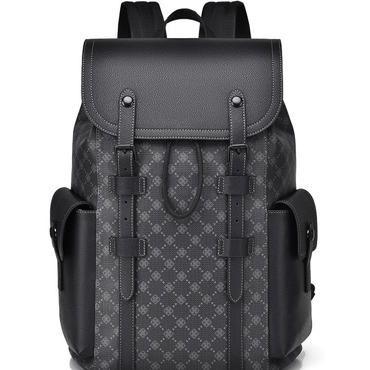 Curved Shoulder Strap New Men's Casual Business Travel Backpack bag