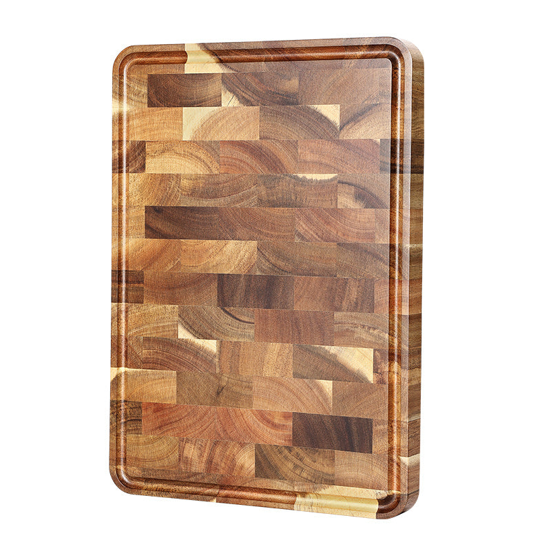Premium Solid Acacia Mangium Oak Hardwood Edge - Wooden Chopping Cutting Board - 60%off with Free Delivery