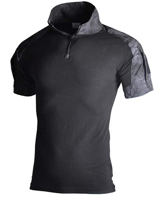 Mens Military Tactical Polo Shirt Army Combat Camouflage Outdoor Training Hunting Top polo shirt dress