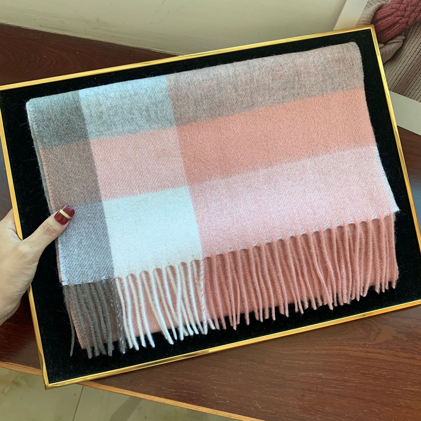 Edinburgh Scotland Edinburgh Plaid Scarf Winter New Wool Cashmere Warm wool scarves shawl dress