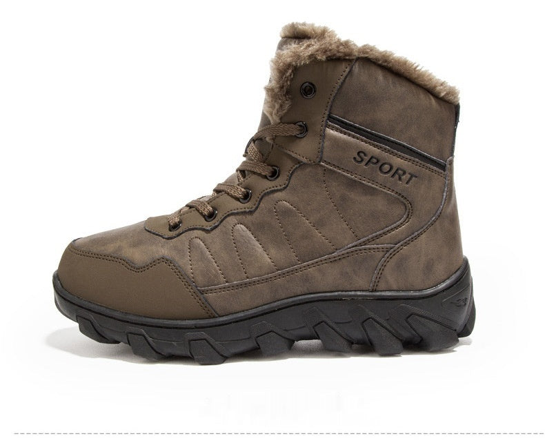 Men's Non-slip Thickening Thermal Travel Snow Boots - Activewear