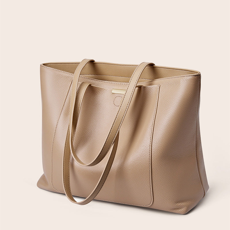 Leather Cowhide Large Capacity Genuine Leather Women's shoulder Tote satchel hobo crossbody handbag Bag Fashionista Leather Bag