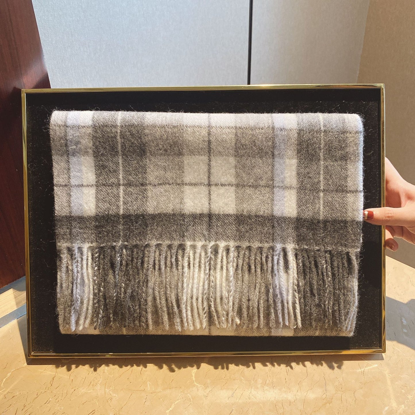 Edinburgh Scotland Edinburgh Plaid Scarf Winter New Wool Cashmere Warm wool scarves shawl dress