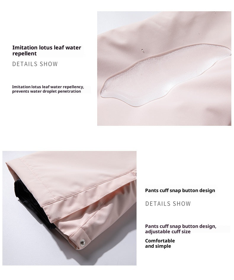 Waterproof Ski Jacket Men Women Winter Warm Windproof Thick Snow Coat Unisex Outdoor