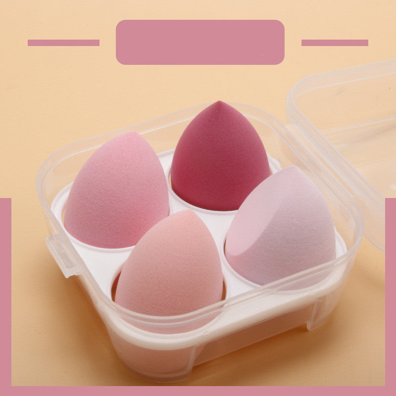 Organic vegan Beauty blends Egg sponges box - water Drop Diagonal Cut Box Set with case - 4/8PCS Set Premium Makeup Foundation Blender Sponge Puff Cosmetic Beauty Eggs Box - Free UK USA deliveries available ; LINK IN BIO