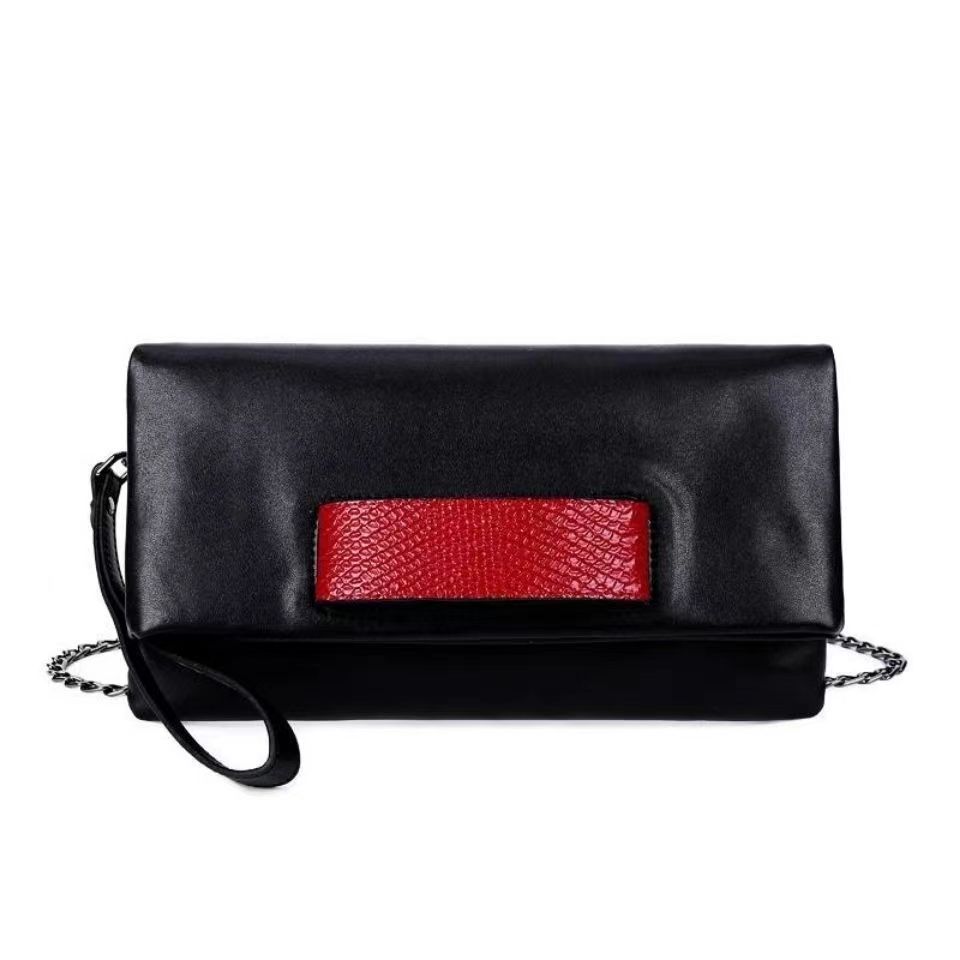 Genuine Leather Clutch Bag Female Graceful & Fashionable Envelope Evening Formal dinner bag