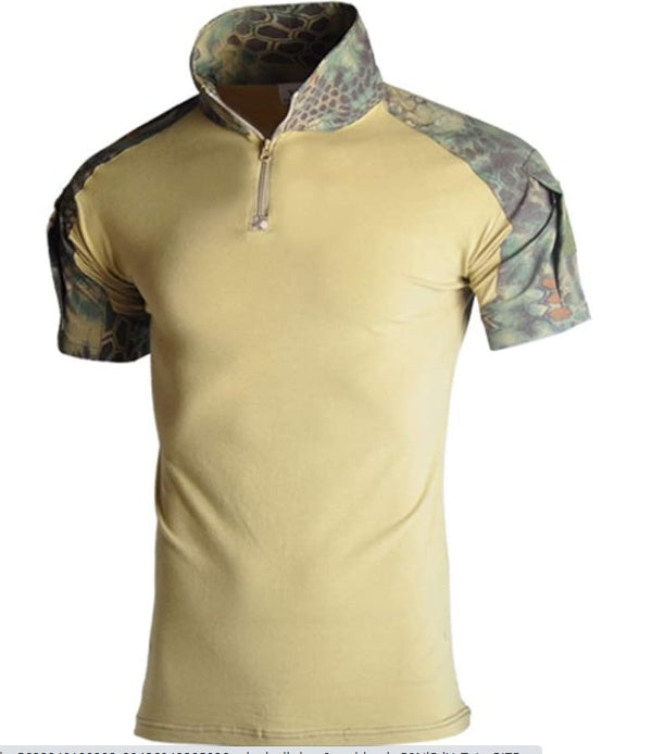 Mens Military Tactical Polo Shirt Army Combat Camouflage Outdoor Training Hunting Top polo shirt dress