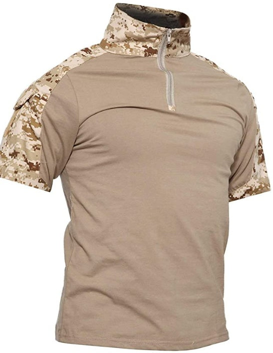 Mens Military Tactical Polo Shirt Army Combat Camouflage Outdoor Training Hunting Top polo shirt dress