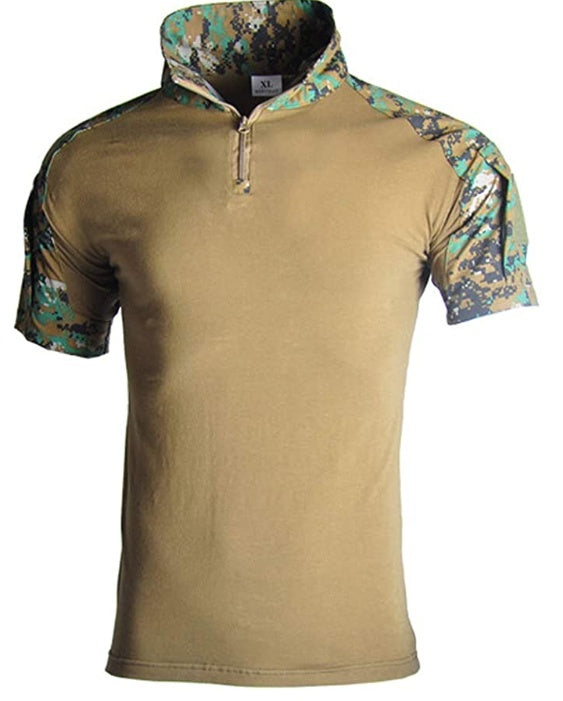 Mens Military Tactical Polo Shirt Army Combat Camouflage Outdoor Training Hunting Top polo shirt dress