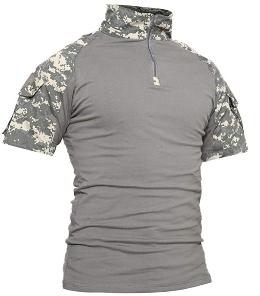 Mens Military Tactical Polo Shirt Army Combat Camouflage Outdoor Training Hunting Top polo shirt dress