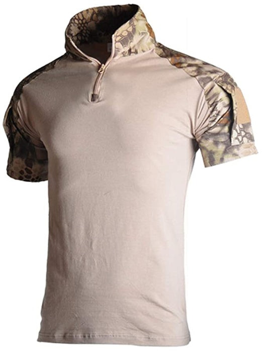 Mens Military Tactical Polo Shirt Army Combat Camouflage Outdoor Training Hunting Top polo shirt dress