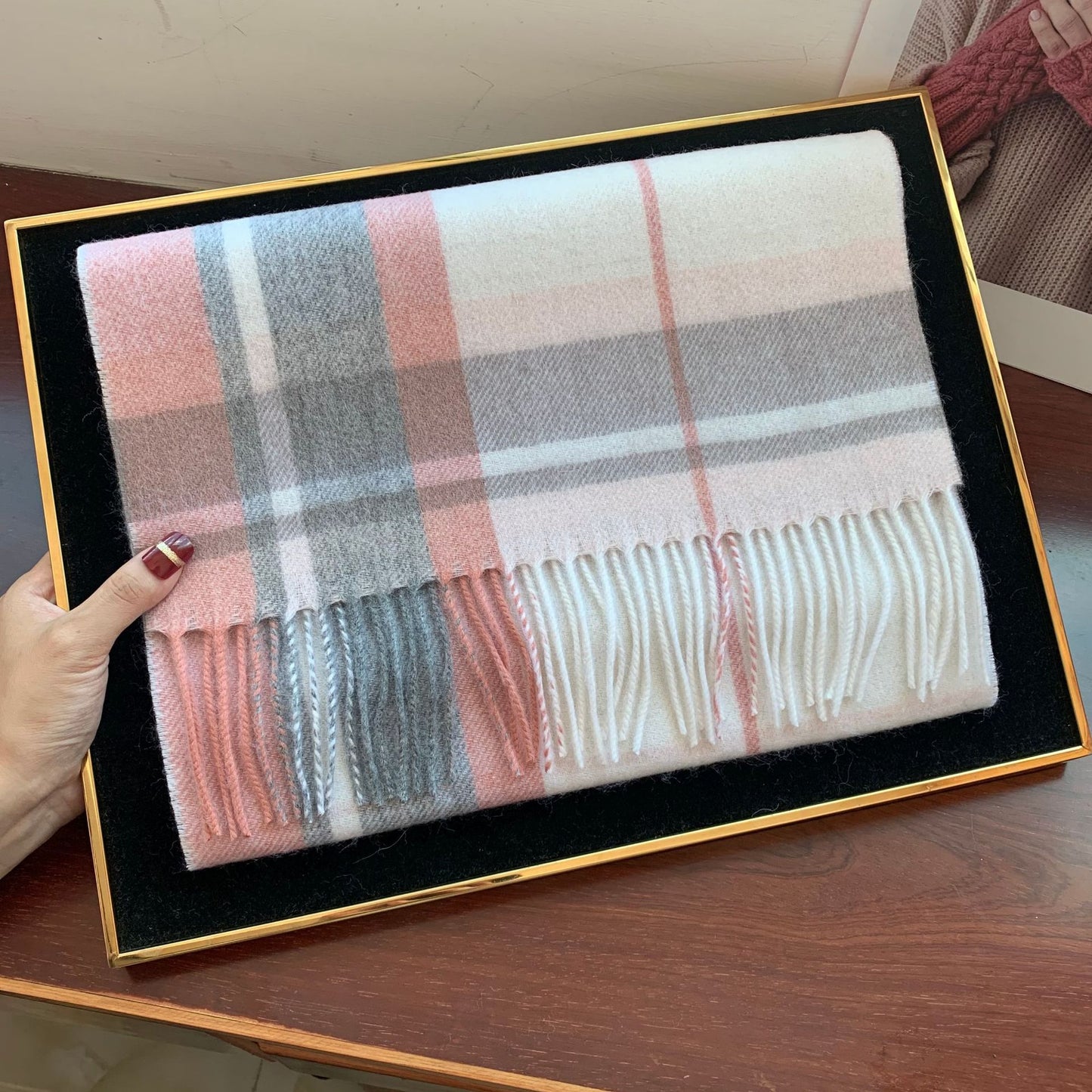 Edinburgh Scotland Edinburgh Plaid Scarf Winter New Wool Cashmere Warm wool scarves shawl dress