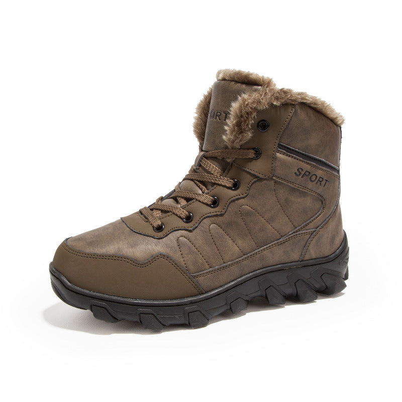 Men's Non-slip Thickening Thermal Travel Snow Boots - Activewear