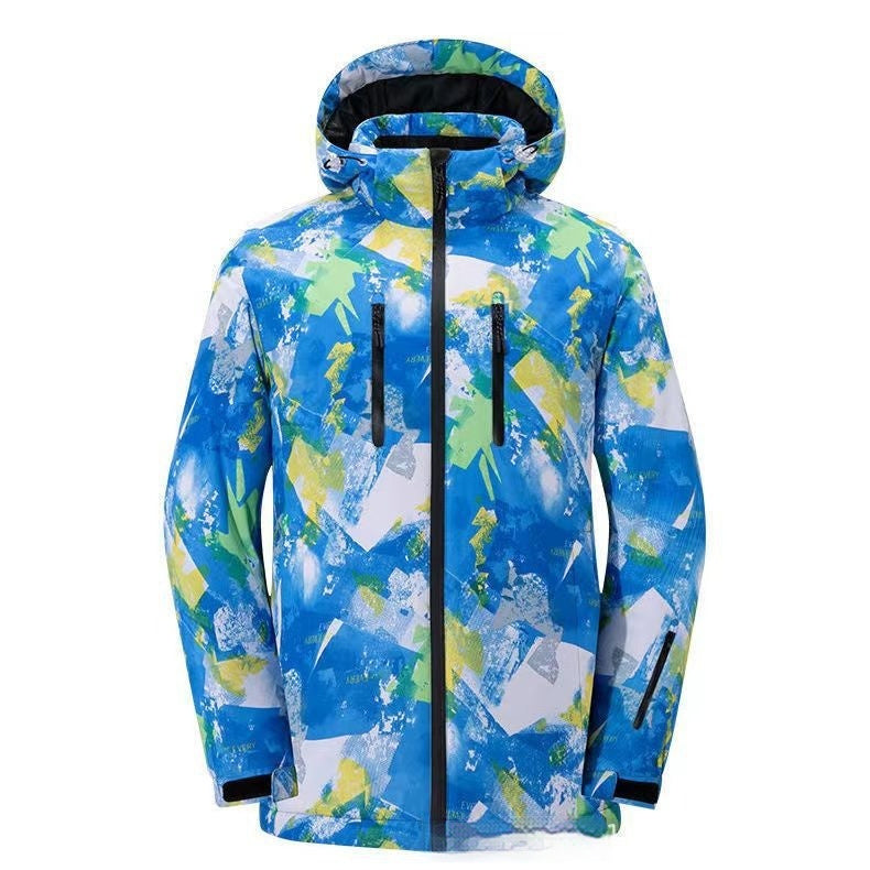 Waterproof Ski Jacket Men Women Winter Warm Windproof Thick Snow Coat Unisex Outdoor