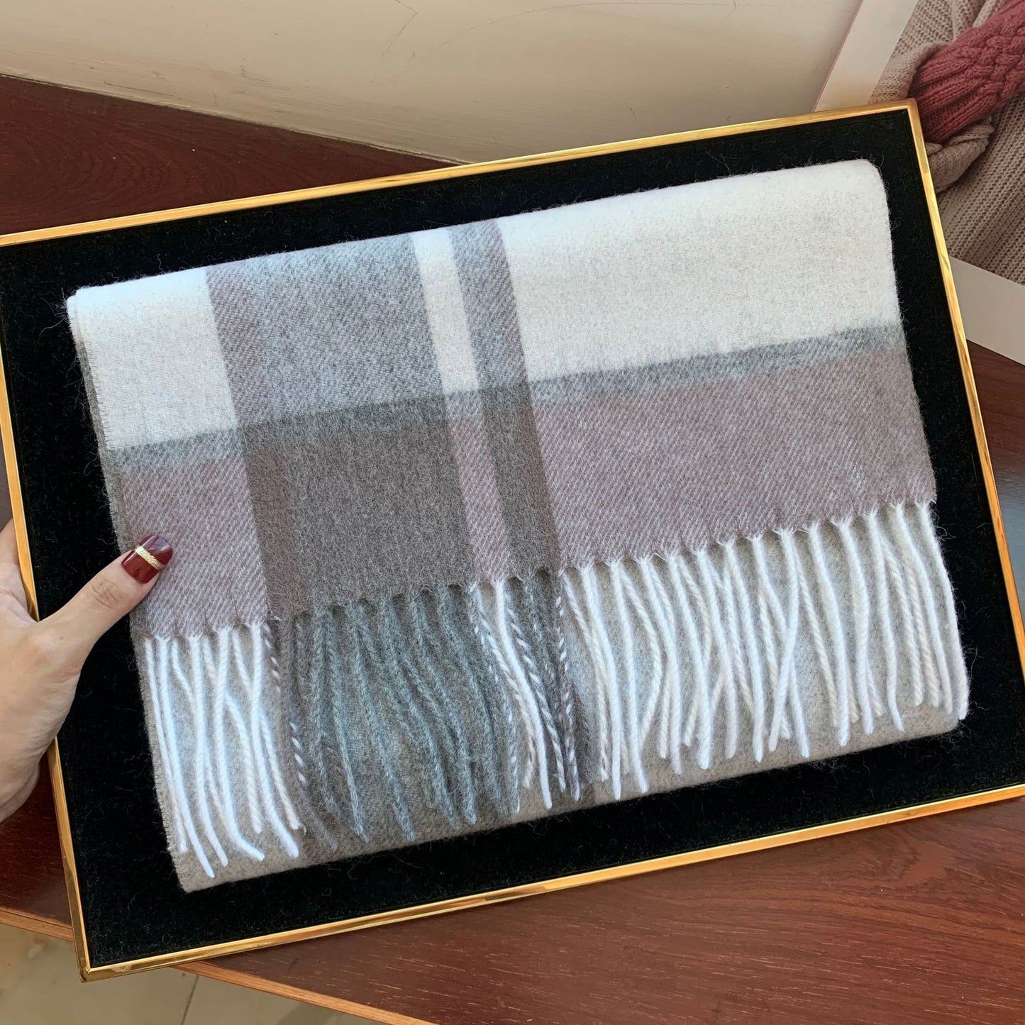 Edinburgh Scotland Edinburgh Plaid Scarf Winter New Wool Cashmere Warm wool scarves shawl dress