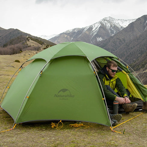 Outdoor Camping & Mountaineering Double Tent For Rainstorm Protection weatherproof sturdy