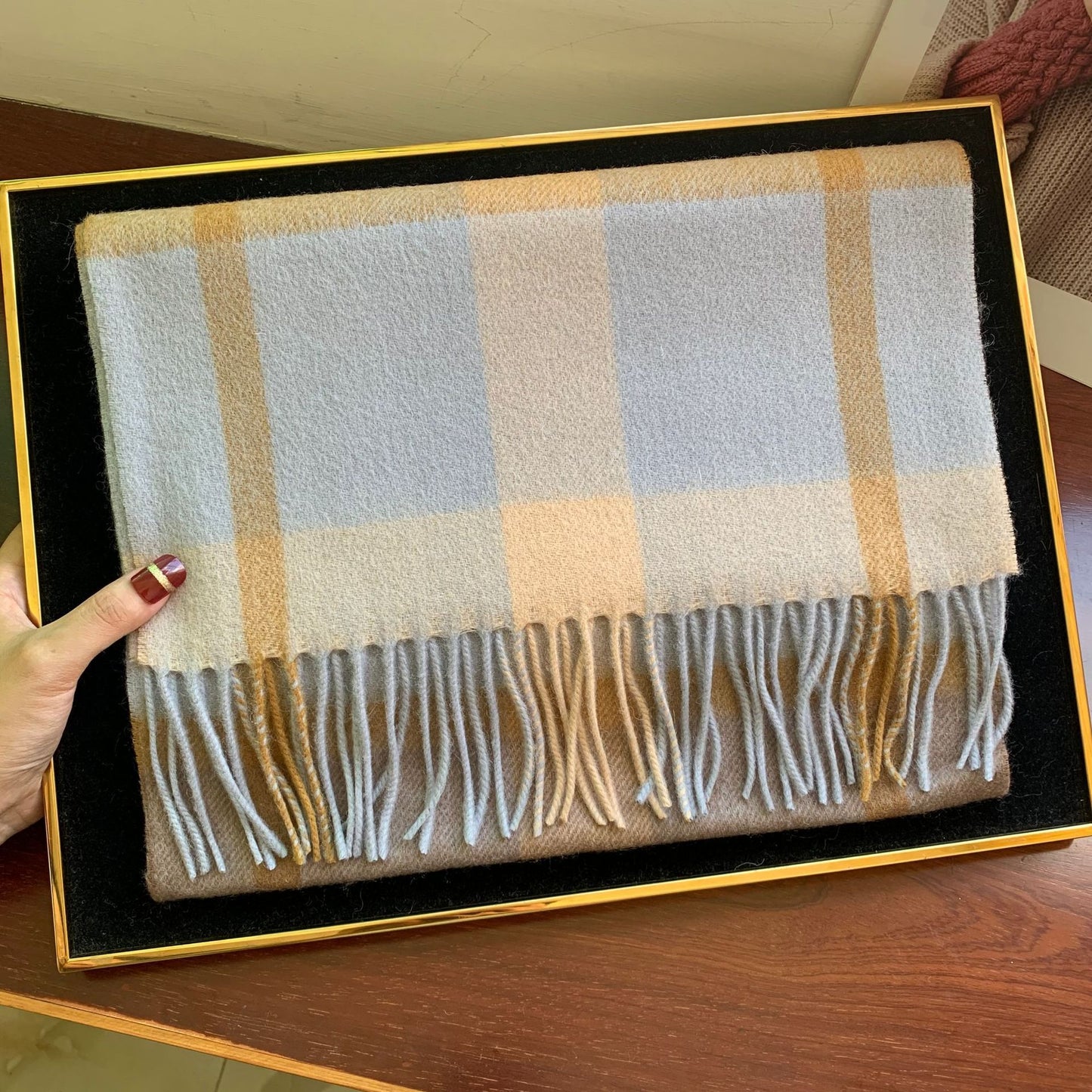 Edinburgh Scotland Edinburgh Plaid Scarf Winter New Wool Cashmere Warm wool scarves shawl dress