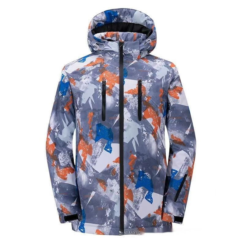 Waterproof Ski Jacket Men Women Winter Warm Windproof Thick Snow Coat Unisex Outdoor