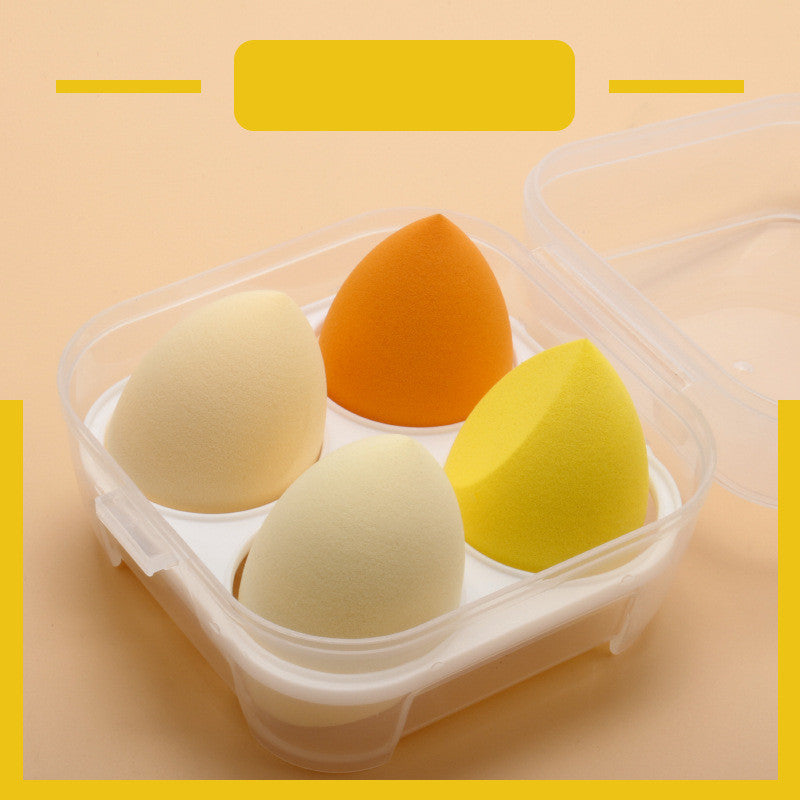 Organic vegan Beauty blends Egg sponges box - water Drop Diagonal Cut Box Set with case - 4/8PCS Set Premium Makeup Foundation Blender Sponge Puff Cosmetic Beauty Eggs Box - Free UK USA deliveries available ; LINK IN BIO