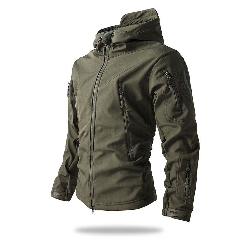 Men’s Women’s Outdoor Tactical Combat Soft Shell Waterproof coat jacket Pant , Breathable Warm Three-in-one Coat - BEST CHRISTMAS GIFT