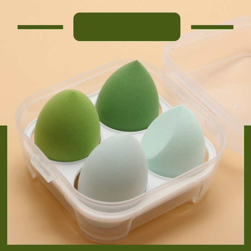 Organic vegan Beauty blends Egg sponges box - water Drop Diagonal Cut Box Set with case - 4/8PCS Set Premium Makeup Foundation Blender Sponge Puff Cosmetic Beauty Eggs Box - Free UK USA deliveries available ; LINK IN BIO