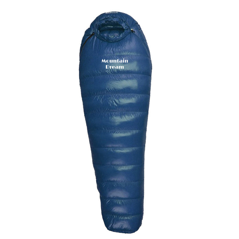 Ultralight Mummy Goose - Down-filled Sleeping Bag - Climbing Hiking Mountaineering Tactical Army Winter Survival bag with storage bag - waterproof wear resistant Tearproof Durable - 400g to 3000g down sleeping pods - emergency winter snow survival gear x