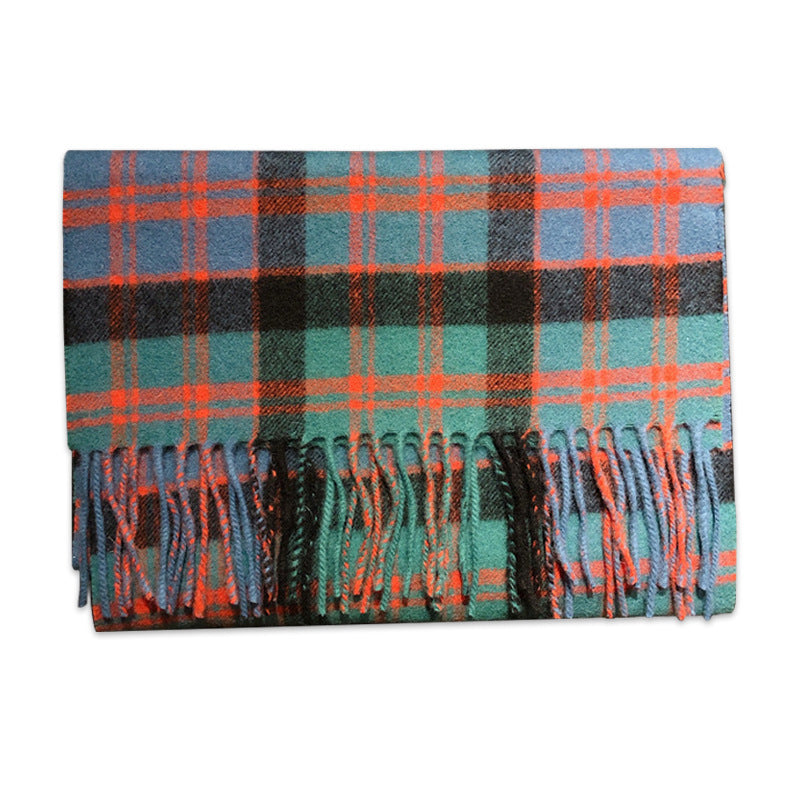 Edinburgh Scotland Edinburgh Plaid Scarf Winter New Wool Cashmere Warm wool scarves shawl dress