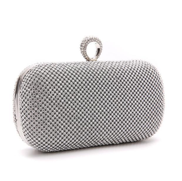 Evening Clutch Bags Diamond-Studded Evening Bag With Chain Shoulder Bag purse